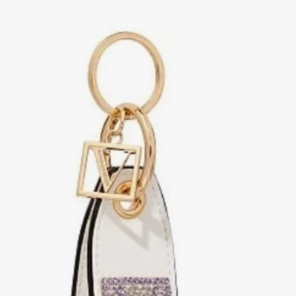 VICTORIA'S SECRET WHITE SHINE
V-MONOGRAM WRISTLET STRAP
KEYCHAIN - Picture 3 of 4